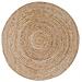 Tappeto Rotondo Bombay - Marrone - Juta - 90x90x1 Cm - Foto miniatura 1