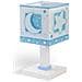 Lampada Da Comodino Per Bambini Moonlight Luna E Stelle Blu - Foto miniatura 2