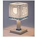 Lampada Da Comodino Per Bambini Moonlight Luna E Stelle Blu - Foto miniatura 3