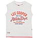 Canotta T-shirt glc0136 deb gris-6a Ragazzo - Foto miniatura 1
