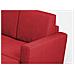 Divano Yasel 3 Posti (tre Sedute Da 60cm) + Pouf Misure Esterne L. 212 P. 155 Colore Rosso - Foto miniatura 2