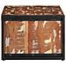 Tavolino Salotto Multicolore 90x50x36cm Legno Massello Recupero - Foto miniatura 8