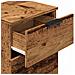 Comodino Legno Vecchio 40x36x65 Cm In Legno Multistrato - Foto miniatura 2