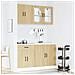 Set Mobili da Cucina 4 pz Kalmar Rovere Sonoma in Truciolato - Foto miniatura 3