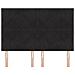 Testiera a Design a Blocchi di Diamante Nera 140 cm Velluto - Foto miniatura 4