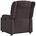 Poltrona Elettrica Reclinabile Marrone Scuro in Tessuto - Foto miniatura 4