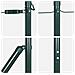 Pilastri per recinzione 7 pz Verde Ø32 mm 210 cm Acciaio zincato - Foto miniatura 5
