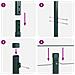 Pilastri per recinzione 7 pz Verde Ø32 mm 210 cm Acciaio zincato - Foto miniatura 6
