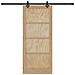 Porta Scorrevole con kit di hardware 'ORKDAL'in legno massello di pino - Foto miniatura 4