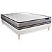 Kit Rete E Materasso Matrimoniale Actilatex Night 200x200cm - Spessore : 20cm - Lattice E Memory Foam- Molto Rigido - Foto miniatura 4
