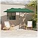 Ombrello da giardino Verde 370 x 197 x 239 cm - Foto miniatura 2