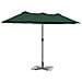 Ombrello da giardino Verde 370 x 197 x 239 cm - Foto miniatura 3