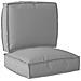 Set di Cuscini per Pallet 2 pcs Grigio 50 x 50 x 12 cm - Foto miniatura 1