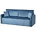 Divano Letto 3 Posti Egge Velluto Blu - Foto miniatura 3