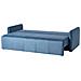 Divano Letto 3 Posti Egge Velluto Blu - Foto miniatura 4
