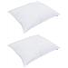 Piumone con cuscino 3 pcs Bianco 240 x 200 cm Microfibra - Foto miniatura 4