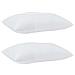 Duvet Estivo con Cuscino 2 pcs Bianco 155 x 220 cm Microfibra - Foto miniatura 5
