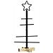 Albero di Natale in metallo con supporto Nero 60 cm - Foto miniatura 1