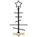 Albero di Natale in metallo con supporto Nero 60 cm - Foto miniatura 5