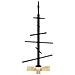 Albero di Natale in metallo con supporto Nero 60 cm - Foto miniatura 6