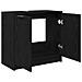 Mobile da Bagno con porta Rovere Nero 64,5 x 33,5 x 59 cm - Foto miniatura 5