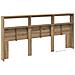 Testiera Rovere artigianale 220 x 17 x 102 cm Legno multistrato - Foto miniatura 8