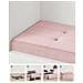 PUFA - LSF247R01 Pouf organizer in velluto MDF rosa pastello - Foto miniatura 7