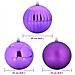 Set di Palle di Natale 3 pcs Lillà Plastica - Foto miniatura 5
