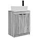 Mobile da bagno con lavabo Sonoma grigio 54 x 35 x 83 cm - Foto miniatura 1