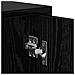 Armadio da Notte 2 pz Rovere Nero Legno ingegnerizzato - Foto miniatura 8
