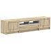 Mobile TV LED a 5 pezzi Rovere Sonoma Legno ingegnerizzato - Foto miniatura 1