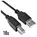10x Cavo Usb 2.01.8mt M / M A / B - Foto miniatura 1