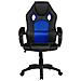 Sedia Da Ufficio In Ecopelle Blu Rest - Foto miniatura 18