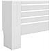 Coperture Per Radiatori 2 Pz Bianche 172x19x81,5 Cm In Mdf - Foto miniatura 7