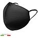 Mascherina Nera Riutilizzabile E Lavabile Made In Italy, 1 Pezzo Nero - Foto miniatura 1