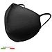 Mascherina Nera Riutilizzabile E Lavabile Made In Italy, 1 Pezzo Nero - Foto miniatura 4