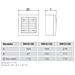 Wkg120 - Kit Applicazione Su Vetro Con Griglia Esterna Fissa Per Aspiratori Modelli Qd-qs-qa 120 - Cod. pkv00004 - Foto miniatura 2