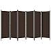 Paravento A 6 Pannelli Marrone 300x180 Cm - Foto miniatura 2