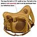 Multifunzionale Tactical Assault Gear Sling Bag Pacchetto Gamma Heavy Duty Tracolla Escursionismo Edc Messenger Molle Camera Bag Viaggi Compatto Multifunzione Sacchetto Militare (cachi)  - Foto miniatura 2