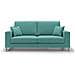 Divano 2 Posti Vertigo Made In Italy 146 Cm Verde Acqua - Foto miniatura 1