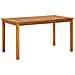 Tavolo da Giardino 140x80x74 cm in Legno Massello di Acacia - Foto miniatura 1