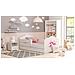 Letto Per Bambini Fala 160x80 Cassetto E Una Ringhiera+ Materasso E Giroletto Girl With Wings - Foto miniatura 2