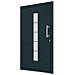Porta d'Ingresso in Alluminio e PVC Antracite 110x210 cm - Foto miniatura 2
