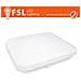 Plafoniera Quadrata Led Ip20 25w 3000k 33x6,8cm - Foto miniatura 1
