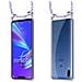 Catena Di Telefoni Cellulari Compatibile Con Asus Zenfone Max M2 In Unicorn - Coperchio Protettivo In Silicone Con Anelli D'argento, Cinturino In Corda E Custodia Staccabile - Foto miniatura 8