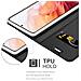 Custodia Compatibile Con Samsung Galaxy S21 5g In Classy Nero - Coperchio Protettiva Con Chiusura Magnetica, Funzione Stand E Tasca Per Le Carte - Foto miniatura 6