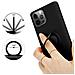 Custodia Compatibile Con Apple Iphone 12 Pro Max In Liquid Nero - Coperchio Protettivo In Silicone Tpu Flessibile Con Anello - Foto miniatura 6