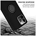 Custodia Compatibile Con Apple Iphone 12 Pro Max In Liquid Nero - Coperchio Protettivo In Silicone Tpu Flessibile Con Anello - Foto miniatura 8