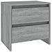 Comodino Grigio Sonoma 45x34,5x44,5 Cm In Truciolato - Foto miniatura 2