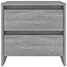 Comodino Grigio Sonoma 45x34,5x44,5 Cm In Truciolato - Foto miniatura 3
